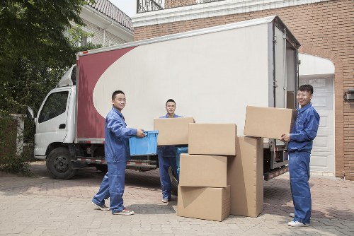 Flat removals team planning a move in Swiss Cottage
