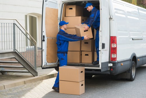 Office removals team planning a commercial move in Swiss Cottage