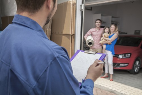 Careful transport of boxes and household items in North West London