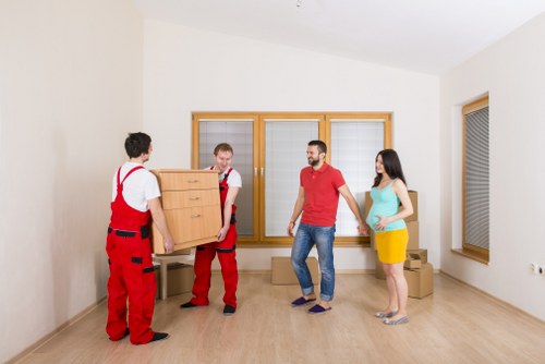 Local movers coordinating a smooth residential relocation