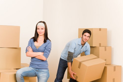 Local collection team handling furniture removal near Swiss Cottage flats