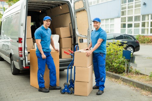 Office furniture dismantling and reassembly during a local business move