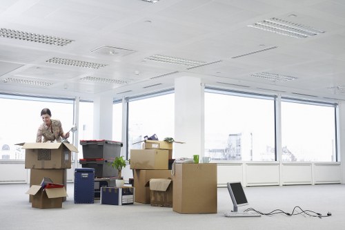 Moving day preparation for a flat or office in Swiss Cottage